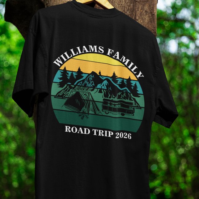 Familjesemester i bergsområdet Resa T Shirt (Skapare uppladdad)