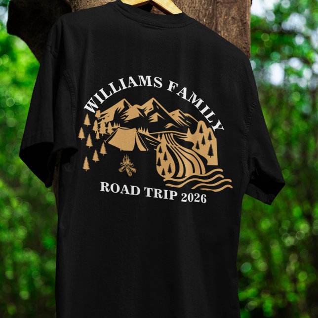 Familjesemester i bergsområdet Resa T Shirt (Skapare uppladdad)