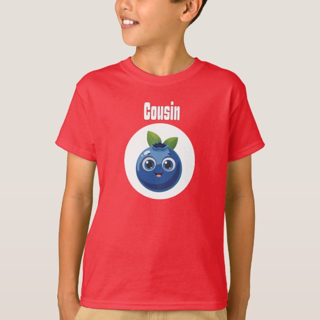 Familjesemester - Kus (pojke) T Shirt (Framsida)