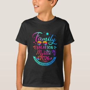 Familjesemester Myrtle 2026 Palmträd Present T Shirt