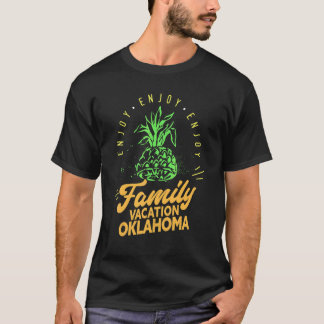 Familjesemester Oklahoma Matchande familjegrupp Ok T Shirt