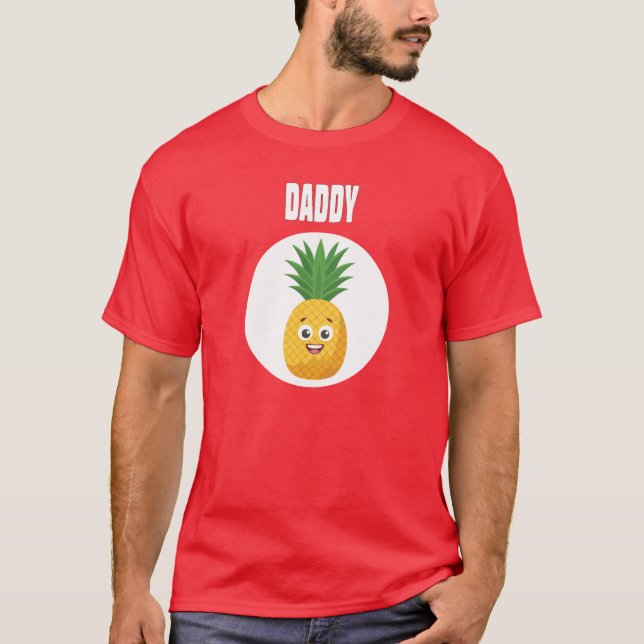Familjesemester - Pappa T Shirt (Framsida)
