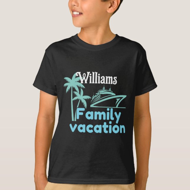 Familjesemester T Shirt (Framsida)