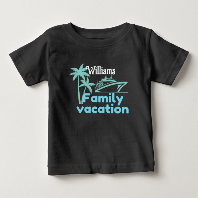 Familjesemester T Shirt (Framsida)