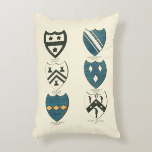 Familjeskapande i olika engelska hus prydnadskudde