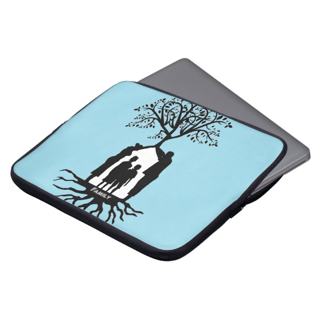 Familjeskydd Laptop Fodral (Framsida topp)