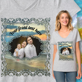 Familjesolnedgång 0735 t shirt