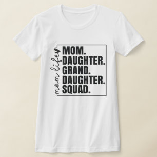 Familjespackning Mamma-dotterdotter Sqyad T Shirt