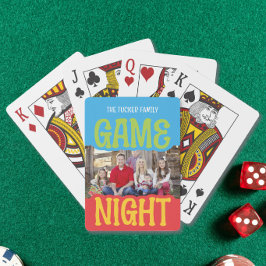 Familjespelkväll Foto Sött & Färgglatt Casinokort