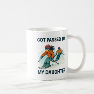 Familjesport Humor Jag blev sparkad av min dotter  Kaffemugg