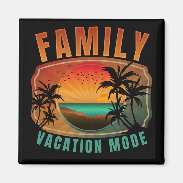 FAMILJESSEMESTERLÄGE MAGNET (Framsidan)