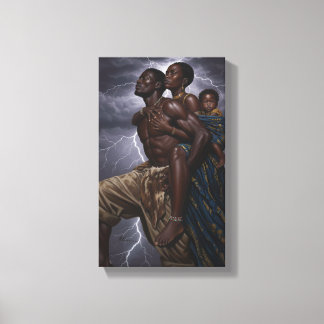 Familjestarka konst | Idéväggsdekan Canvastryck