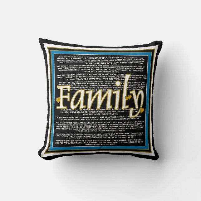 Familjestift Pillow Kudde (Framsida)