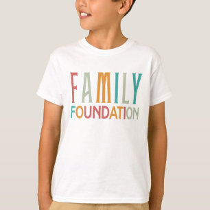 Familjestiftens multifärgad t shirt