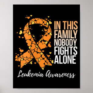 Familjestöd till Leukemia-medvetenheten Poster