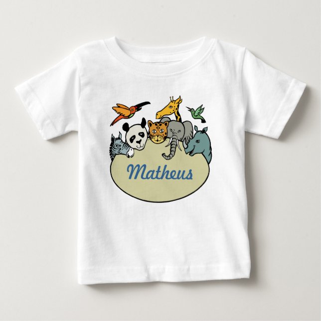 Familjestödsdjur i personlig t-shirt (Framsida)