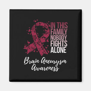 Familjesupport Brain Aneurysm Awareness Magnet