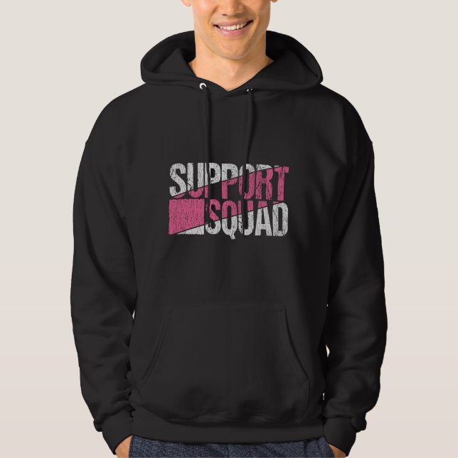 Familjesupporttjänsten Breast Cancer Awareness Fam Hoodie (Framsida)