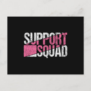 Familjesupporttjänsten Breast Cancer Awareness Fam Vykort