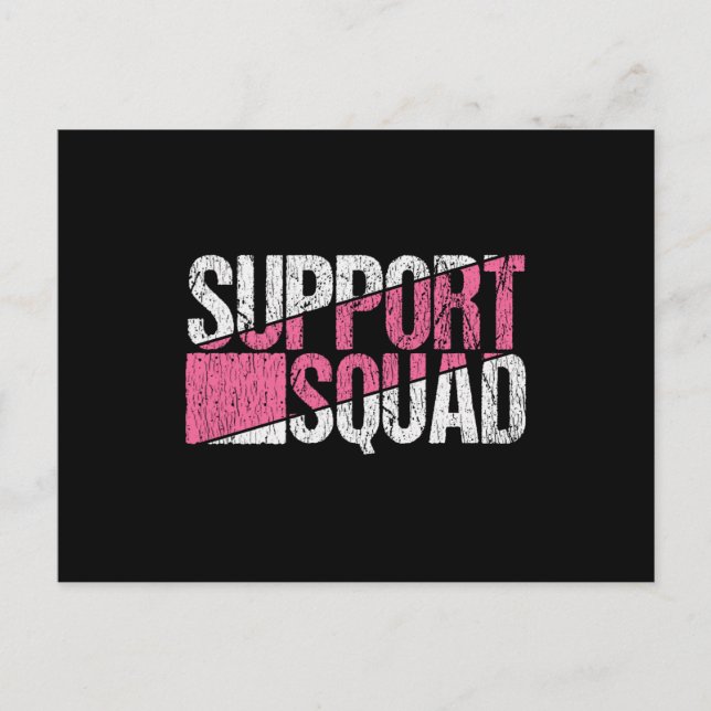 Familjesupporttjänsten Breast Cancer Awareness Fam Vykort (Framsida)