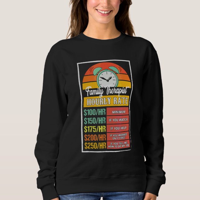 Familjeterapeut Timpris Gag T Shirt (Framsida)