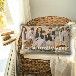Familjetext - överlägg för den bästa familjen någo lumbarkudde