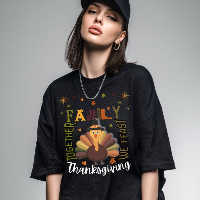 FamiljeThanksgiving Turkiet Matching T-Shirt (Skapare uppladdad)