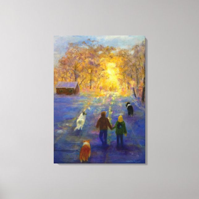 Familjetid Canvastryck (Framsida)