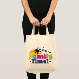 Familjetid | gör minnen tillsammans tygkasse