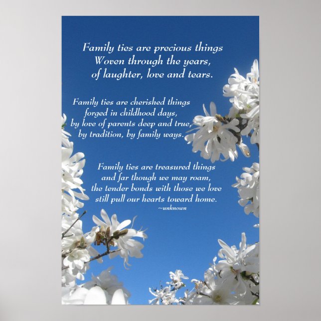 Familjeties Magnolia Poster (Framsidan)