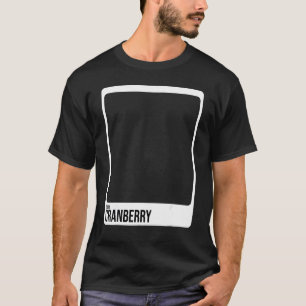 Familjetillåt för Cranberry Paint Swatch Costume F T Shirt