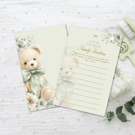 Familjetradition Dela Sagegrön Teddybjörn Lek
