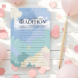Familjetraditionen Cloud Nine Baby Shower