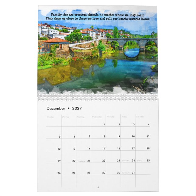 Familjeutfall Kalender (Dec 2027)