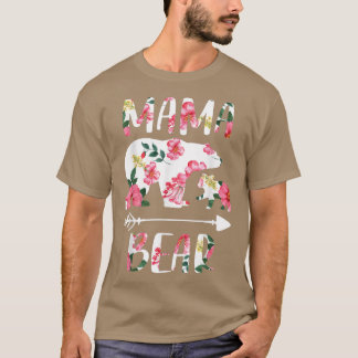 Familjeutfall som matchar blommigten, snygga Mammo T Shirt