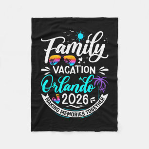 Familjeutflykt Orlando 2026 Strand Sommarlov Fleecefilt