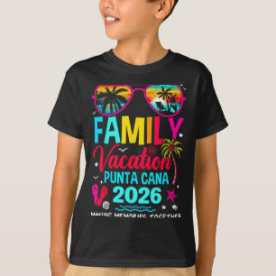Familjeutflykt Punta Cana 2026 Matchande Semester T Shirt