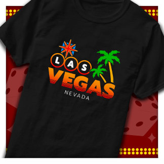 Familjeutflykt Souvenir Las Vegas Semester T Shirt