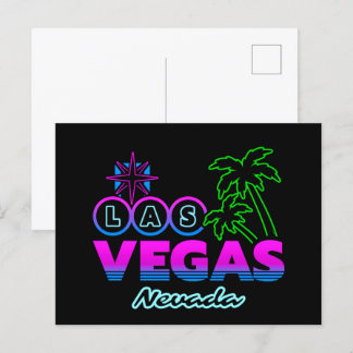 Familjeutflykt - Vegas-resa souvenir - Las Vegas Vykort