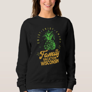Familjeutflykt Wisconsin Matchande familjegrupp Wi T Shirt