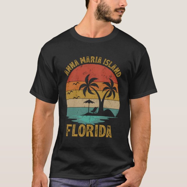 Familjevacation Florida Anna Maria Island T Shirt (Framsida)