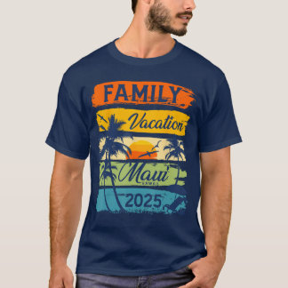 Familjevakation Maui Hawaii 2025 Matching Group Va T Shirt