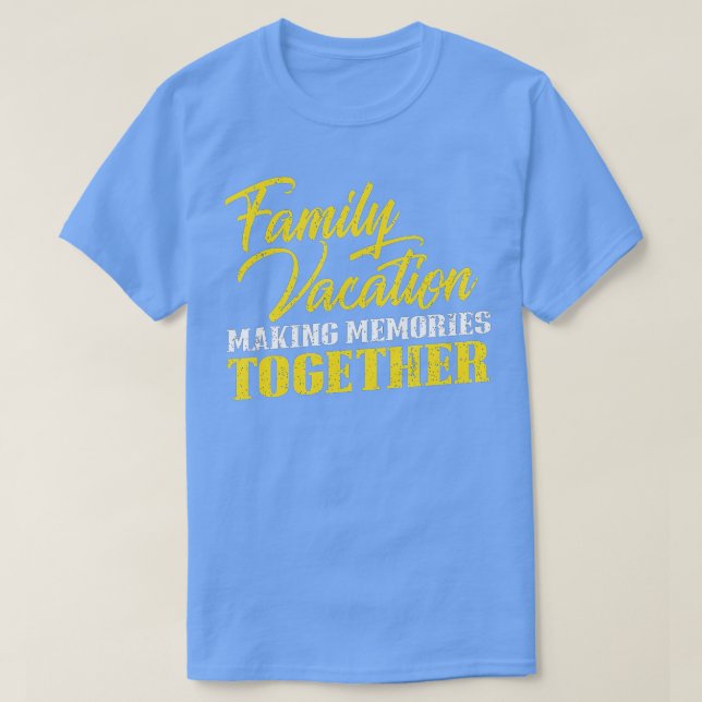 Familjevakationsoffert Matching Road Resa Souvenir T Shirt (Design framsida)