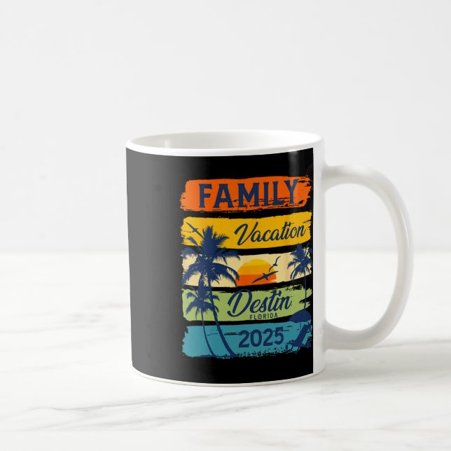 Familjevaktation Destin Florida 2025 Matching Fami Kaffemugg (Höger)