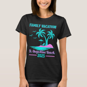 Familjevaktion 2023 Handflatan Träd Florida St Aug T Shirt