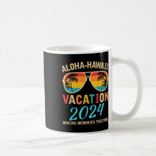 Familjevaktion 2024 Aloha Hawaii Hawaiian Matchin Kaffemugg