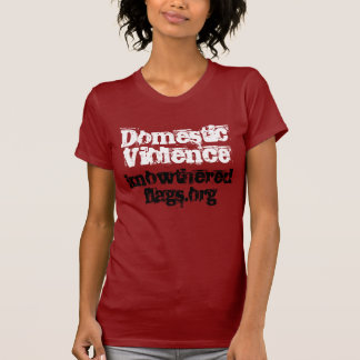Familjevåld knowtheredflags.org tee shirt