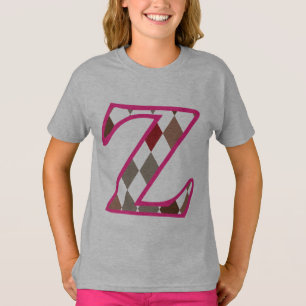 familjevän syster bror kontor hem monogram t-shirt