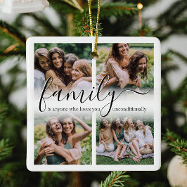Familjevänner 4 Fotojul - jul Julgransprydnad Keramik