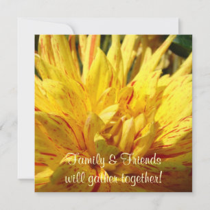 Familjevänner samlas! Inbjudningar Dahlia